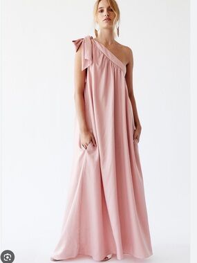 Free People Soa Blush One-Shoulder Maxi Dress